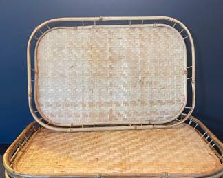 Bamboo trays 