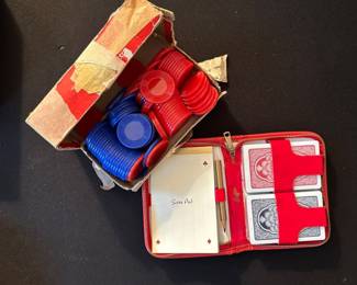 Poker chips & cards