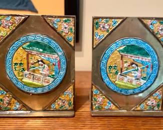 Brass bookends India 