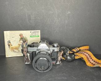 Canon AE-1 program vintage camera 