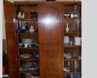 Antique 3-Door Curio Cabinet