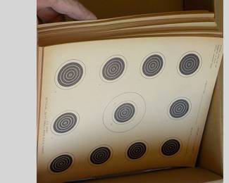Old U.S, Army Small Arms Paper Targets