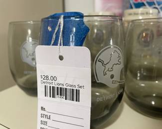 Detroit Lions Glass Set