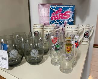 Detroit Lions Glass Set, Gerz Beer Stein