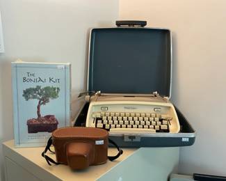 Bonsai Kit, Kodak Pony 135 Model B, Royal Typewriter