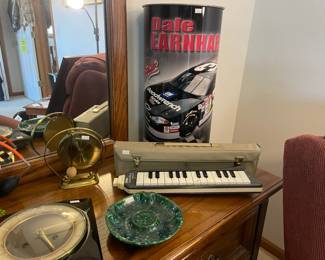 Dale Earnhardt Goodwrench Can, Hohner Melodica Piano 26, Ceramic Ashtray
