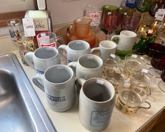 Mugs, Coca-Cola Napkin Dispenser