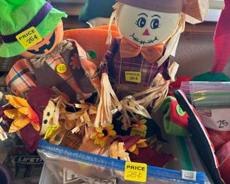 Fall items most $.25