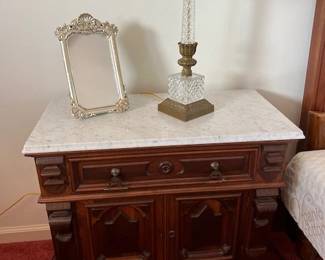 Antique Marbletop Nightstands