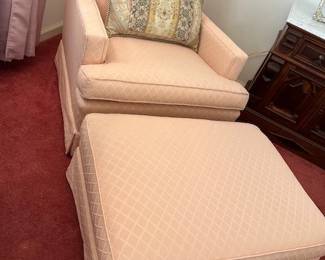 Club Chair and Ottoman