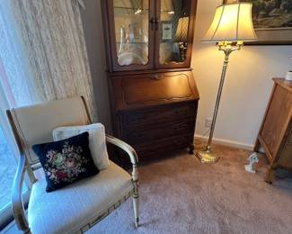 Secretary ~ Vintage Painted Wood Armchair