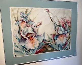 Watercolor "Blue Orchid"