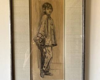 Graphite "Asian Girl" by Duncan Gleason