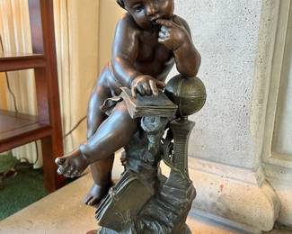 French Bronze August Moreau - "Premiere Etude"