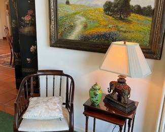 Antique Barrel Chair