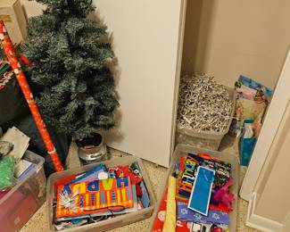 Seasonal lights and wrapping