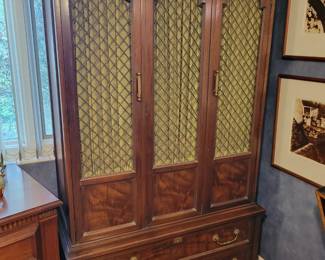 Vintage Wood Wardrobe
