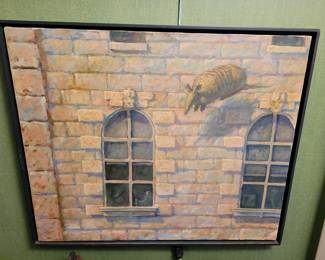 "The Unseen" Signed Original Art 21" x 25" Oscar Senn