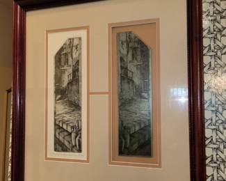 Original Etching by M. Quinnan Whittle 