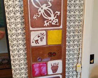 Pottery wall hanging 