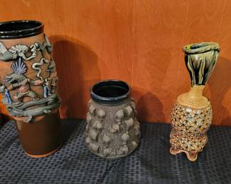 Signed Pottery by Kim Kirchman & Leland Shaw 