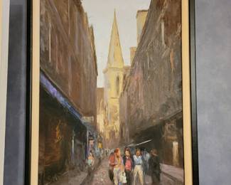 Original Painting Signed by Larry Jon Davis 34" x 24"