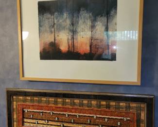 "Smoke Follow Fire with Birds" Signed Giclee by Emily Arthur Douglass (2 of 10) 25.5 x 31