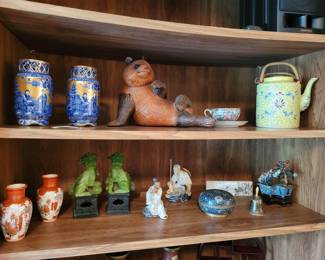 Asian Collectibles, Foo Dogs, Mudmen, & Cloisonne