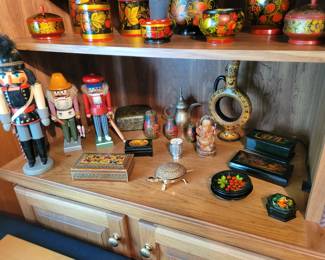 German Nutcrackers & Russian Boxes