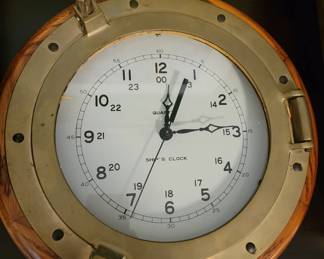 Ship's Bell Clock - Battery Operated