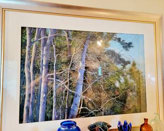 "Marsh Canopy" Original Pastel Painting by Richard Lundgren- 23.5" x 36", 37" x 50"