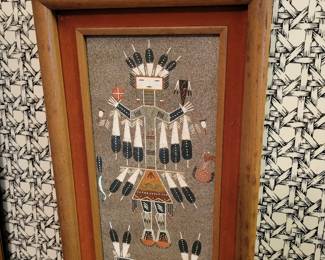 Navajo sand art 