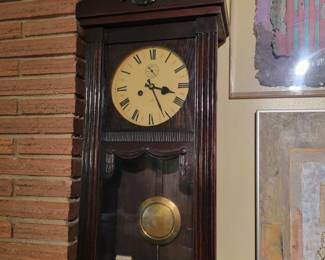 Antique Wall Clock Gustav Becker 