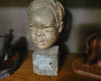 Bronze Bust Child