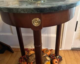 Side table with marble top
