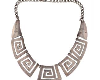 Rare Allen Kee Navajo White Hogan Shop Sterling Overlay Maze Cuff Bracelet