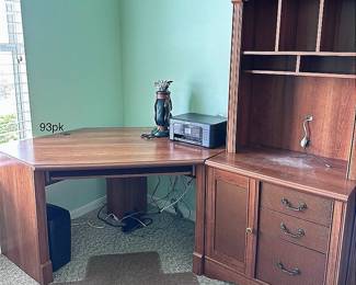 Corner Wood Desk 3pcs, Epson Printer Golf Phone