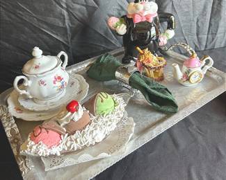 Serving Tray, Bavaria China Set More