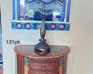 Jewlery Cabinet, Lamp Mirror