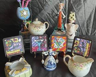 Bundle Of Britto, Delft Blue Ceramic, Nippon, Noritake Nicole Engblom