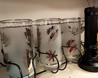 MCM vintage glasses and carrier