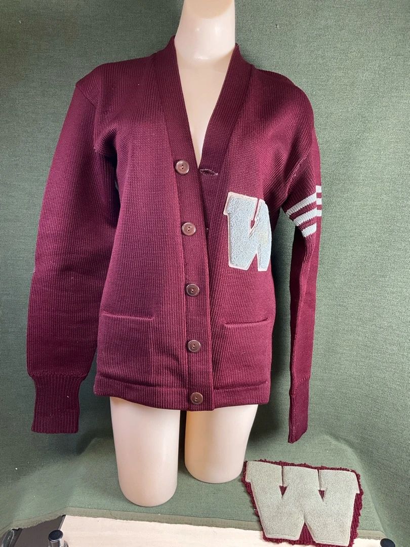 Vintage Washington State University Lettermans Sweater