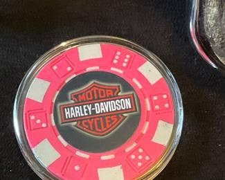 Harley Davidson poker chip