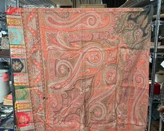 Antique Indian Kashmir ShawlTwo Pieces