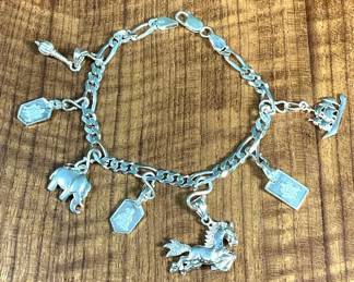 Sterling Charm Bracelet
