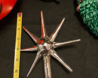 Mercury Glass vintage tree topper