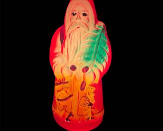 Belsnickel Kress 1920’s Santa Claus Figural Light Bulb, Edison Base 40 w 