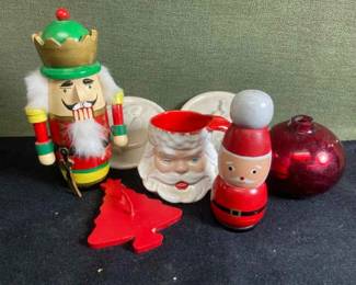 Nutcracker And Santa Nesting Dolls