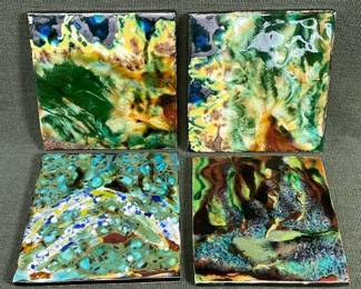 Edna Crews Art Tiles Titled Swamp  Others