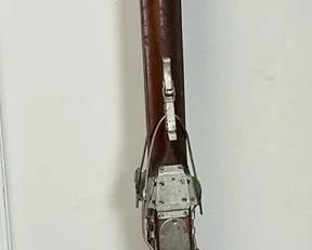 Antique Pair RANGER HICKORY Dome Top Skis